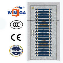 Good Price Stainlesss Steel Security Iron Metal Door (W-GH-29)